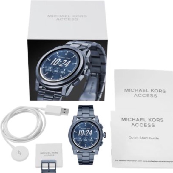 Michael Kors Access Grayson Blue Touch Smartwatch - Picture 4 of 5